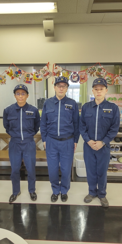 今週の安全安心一口メモ(12月13日~12月17日) 尾道海上保安部交通課の皆さん